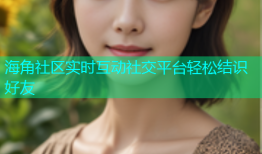 海角社区实时互动社交平台轻松结识好友