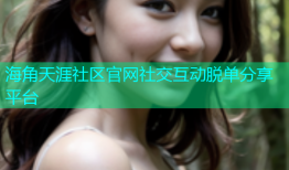 海角天涯社区官网社交互动脱单分享平台