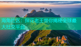 海角社区：探花老王带你揭秘全球最大社交平台