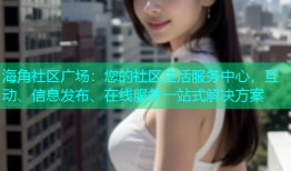 海角社区广场：您的社区生活服务中心，互动、信息发布、在线服务一站式解决方案
