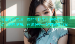 海角社区广场：您的社区生活服务中心，互动、信息发布、在线服务一站式解决方案