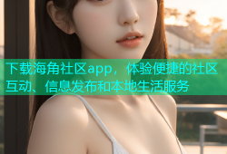 下载海角社区app，体验便捷的社区互动、信息发布和本地生活服务