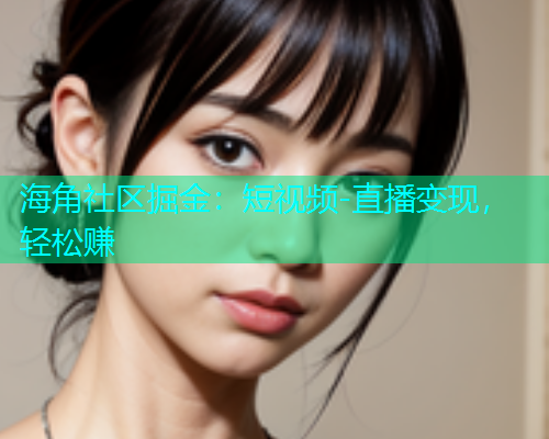海角社区掘金：短视频-直播变现，轻松赚