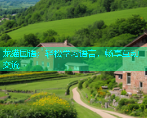 龙猫国语：轻松学习语言，畅享互动交流
