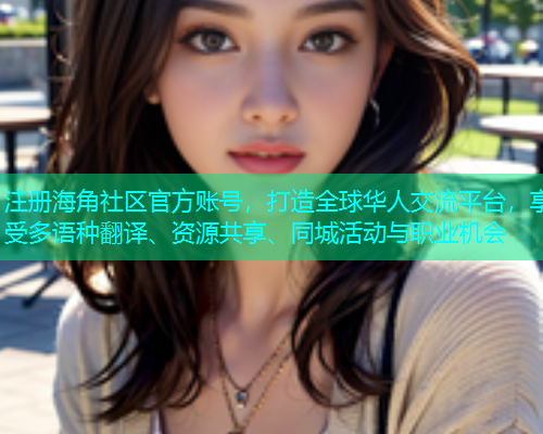 注册海角社区官方账号，打造全球华人交流平台，享受多语种翻译、资源共享、同城活动与职业机会