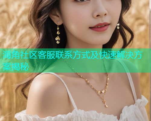 海角社区客服联系方式及快速解决方案揭秘